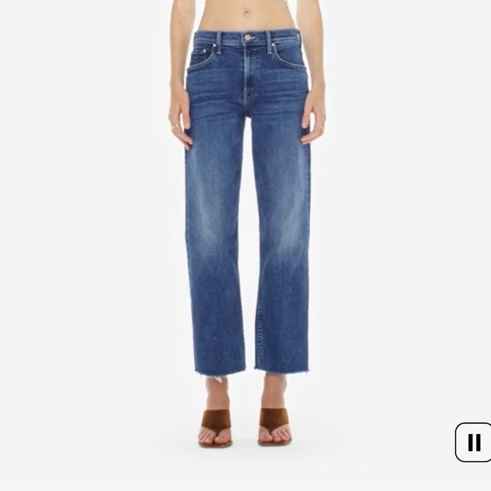 Mother cropped Newbie ankle jeans Sz 27